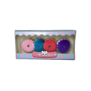 Set de 4 Borradores Cake Shop Donas