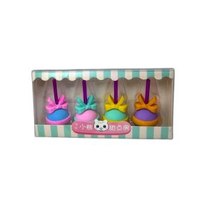 Set de 4 Borradores Cake Shop Chupetas