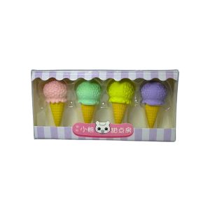 Set de 4 Borradores Cake Shop Barquillas